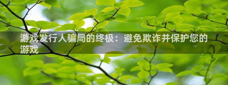 顺盈娱乐平台注册流程图片下载：游戏发行人骗局的终极：避免欺诈并保护您的
游戏