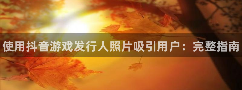 顺盈娱乐登录平台下载安装手机版：使用抖音游戏发行人照片吸引用户：完整指南